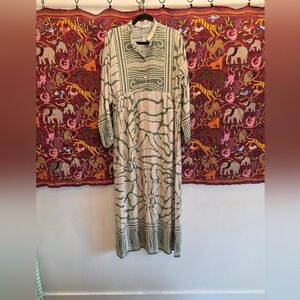 Batik Midi Dress Handmade In Egypt New